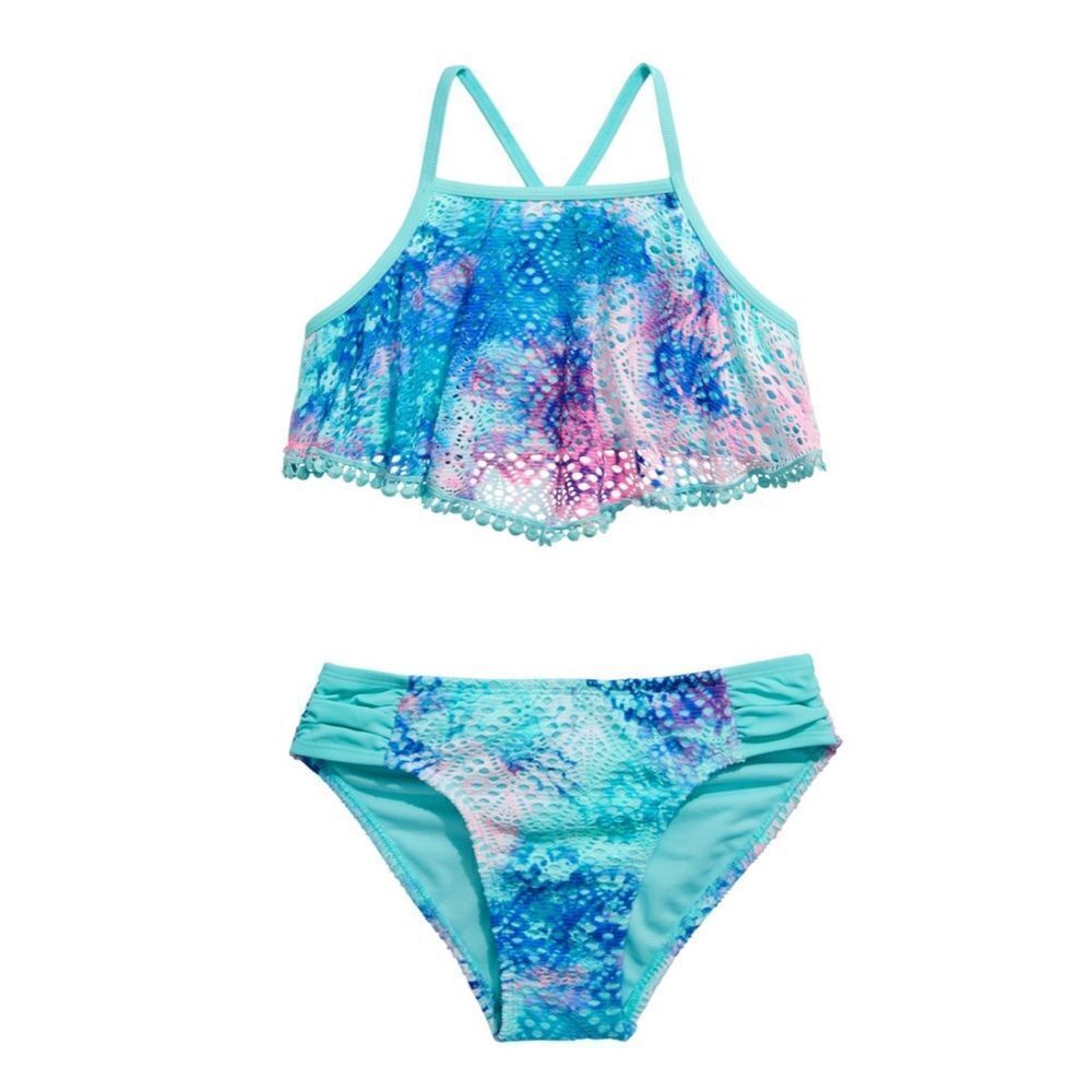 Breaking Waves 2-Pc. Crochet Bikini